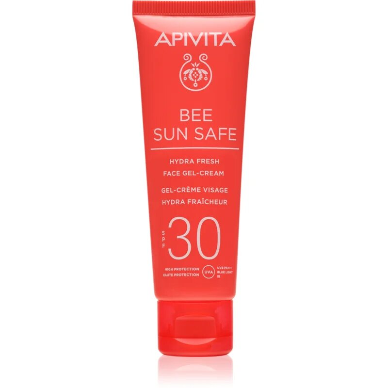 Apivita Bee Sun Safe Hydra Fresh Face Gel-Cream SPF30 vlažilna gel krema SPF 30 50 ml