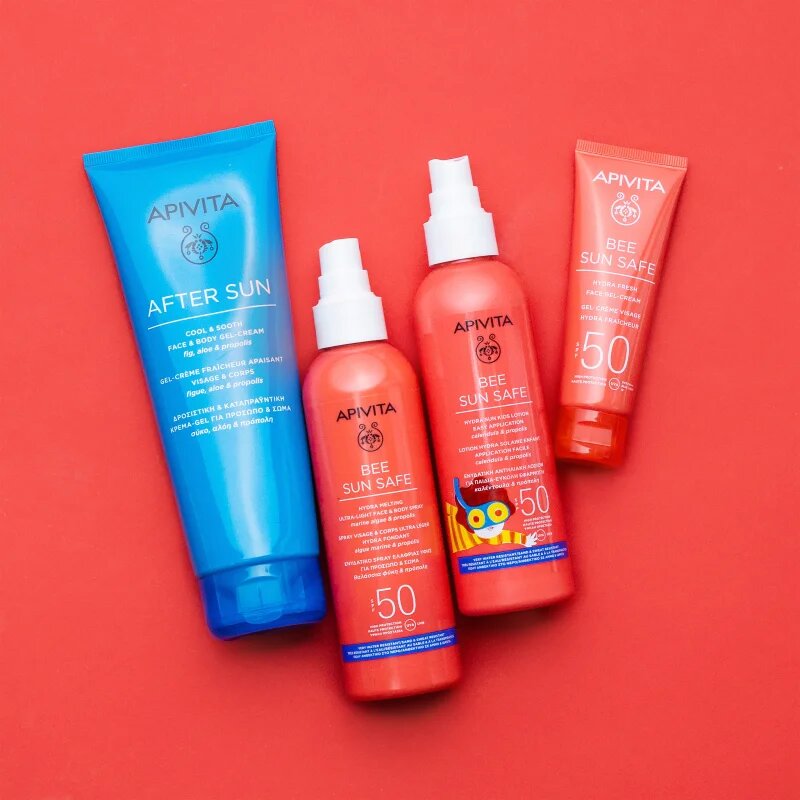 Apivita Bee Sun Safe Hydra Melting Ultra-Light Spray SPF50 zaščitni losjon za sončenje v pršilu SPF 50 200 ml