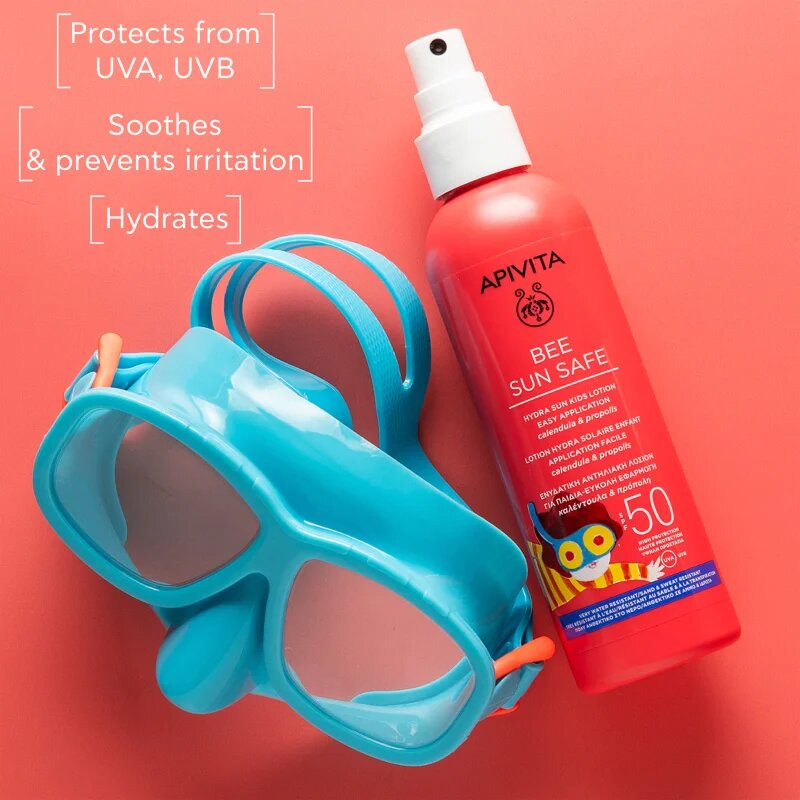 Apivita Bee Sun Safe Kids Spray SPF50 otroški losjon za sončenje SPF 50 200 ml