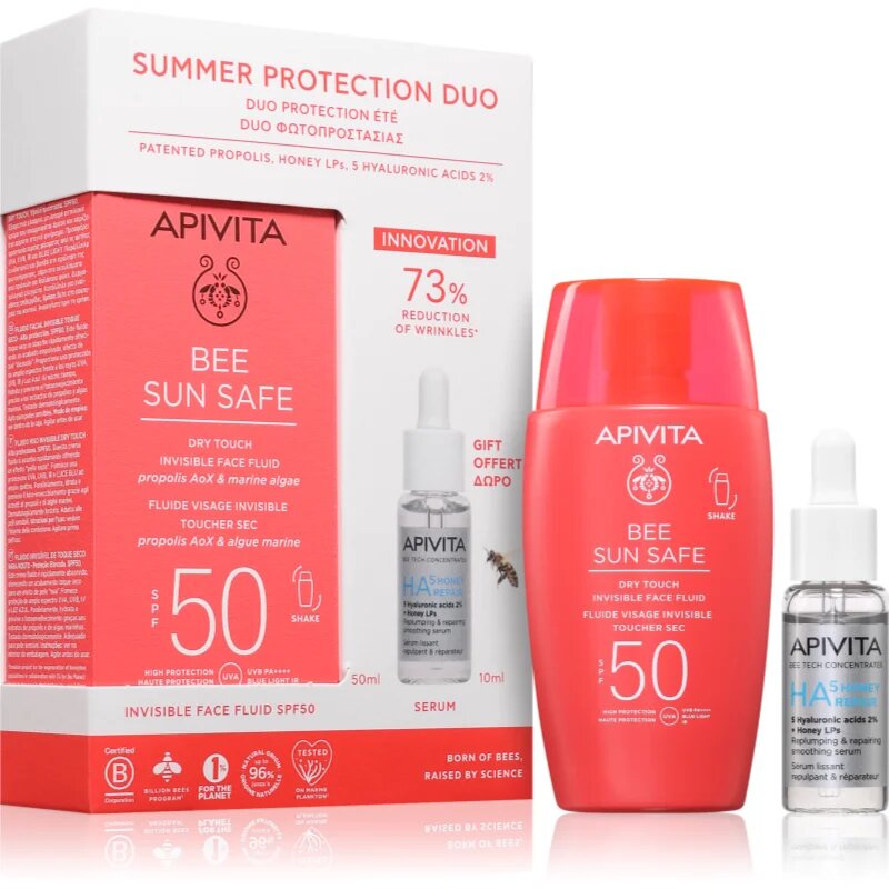 Apivita Bee Sun Safe Summer Protection Duo set za lep obraz