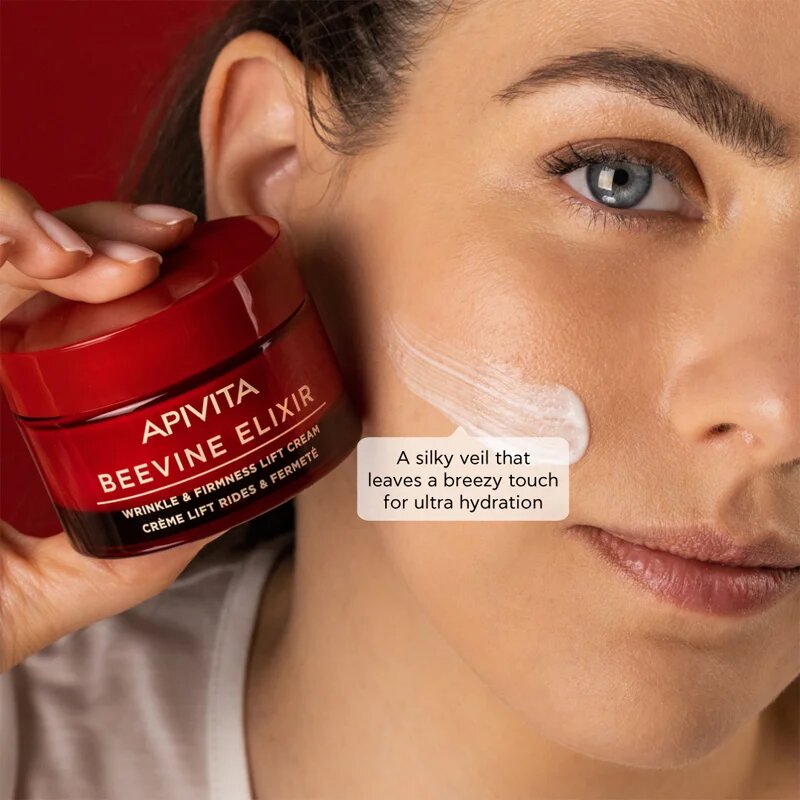 Apivita Beevine Elixir Cream Light učvrstitvena lifting krema proti gubam 50 ml