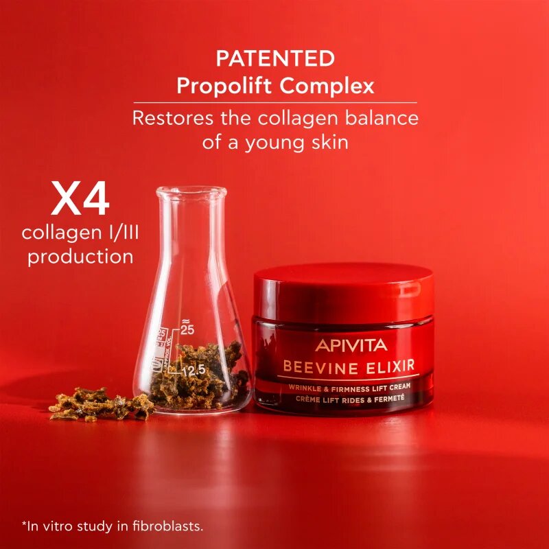 Apivita Beevine Elixir Cream Light učvrstitvena lifting krema proti gubam 50 ml