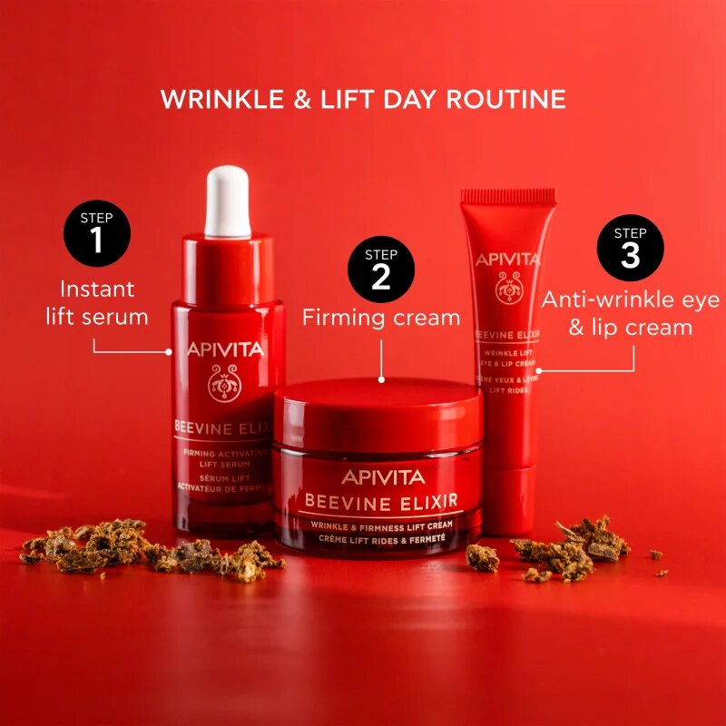 Apivita Beevine Elixir Cream Light učvrstitvena lifting krema proti gubam 50 ml