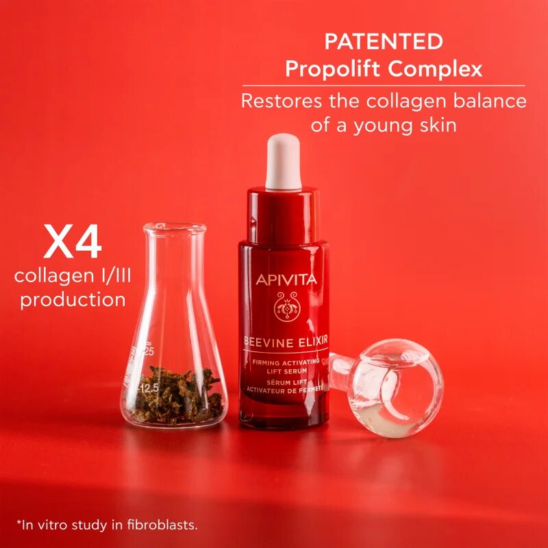 Apivita Beevine Elixir Lift Serum lifting serum za učvrstitev kože za osvetlitev kože 30 ml