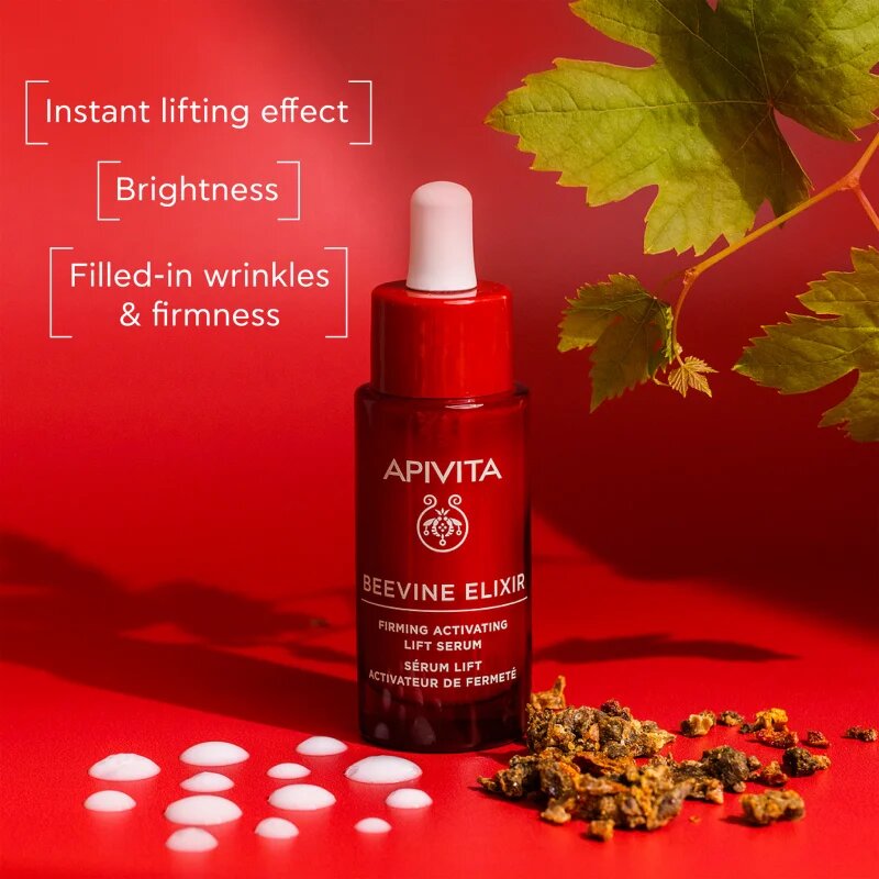 Apivita Beevine Elixir Lift Serum lifting serum za učvrstitev kože za osvetlitev kože 30 ml