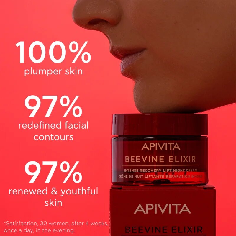 Apivita Beevine Elixir Night Cream učvrstitvena nočna krema z revitalizacijskim učinkom 50 ml