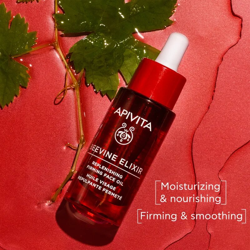 Apivita Beevine Elixir Replenishing Face Oil hranilno olje za obraz z revitalizacijskim učinkom 30 ml
