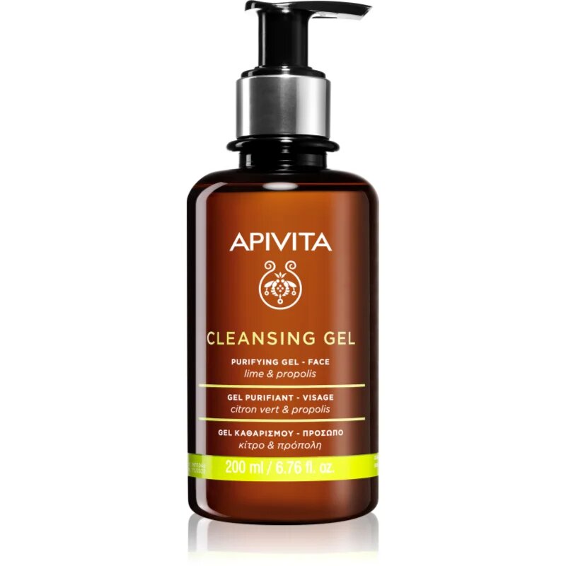 Apivita Cleansing Gel for Oily Skin čistilni gel za mastno in mešano kožo 200 ml