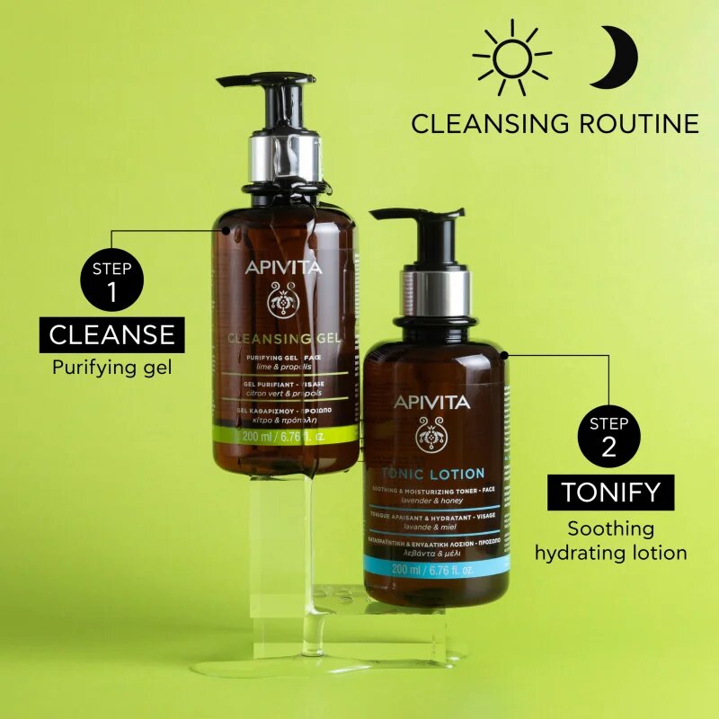 Apivita Cleansing Gel for Oily Skin čistilni gel za mastno in mešano kožo 200 ml