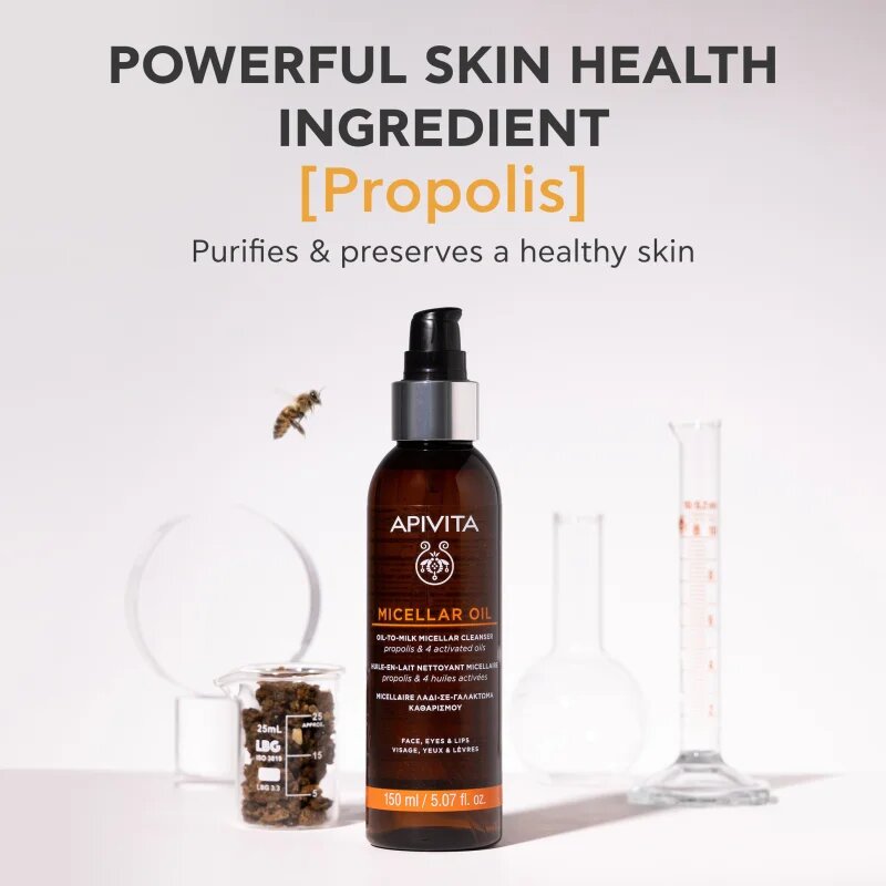 Apivita Cleansing Micellar Oil čistilno olje za odstranjevanje ličil 150 ml