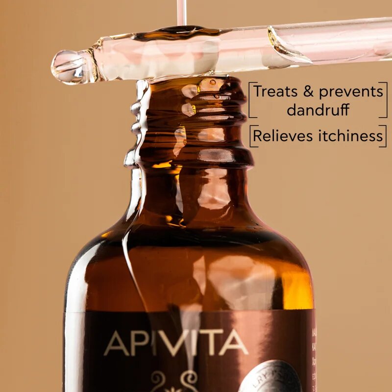 Apivita Dandruff Relief Oil nega lasišča proti mastnemu prhljaju 50 ml