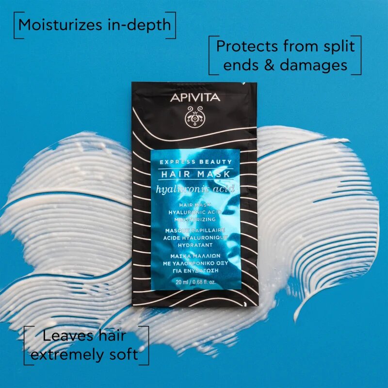 Apivita Express Beauty Hair mask Moisturizing vlažilna maska za lase 20 ml