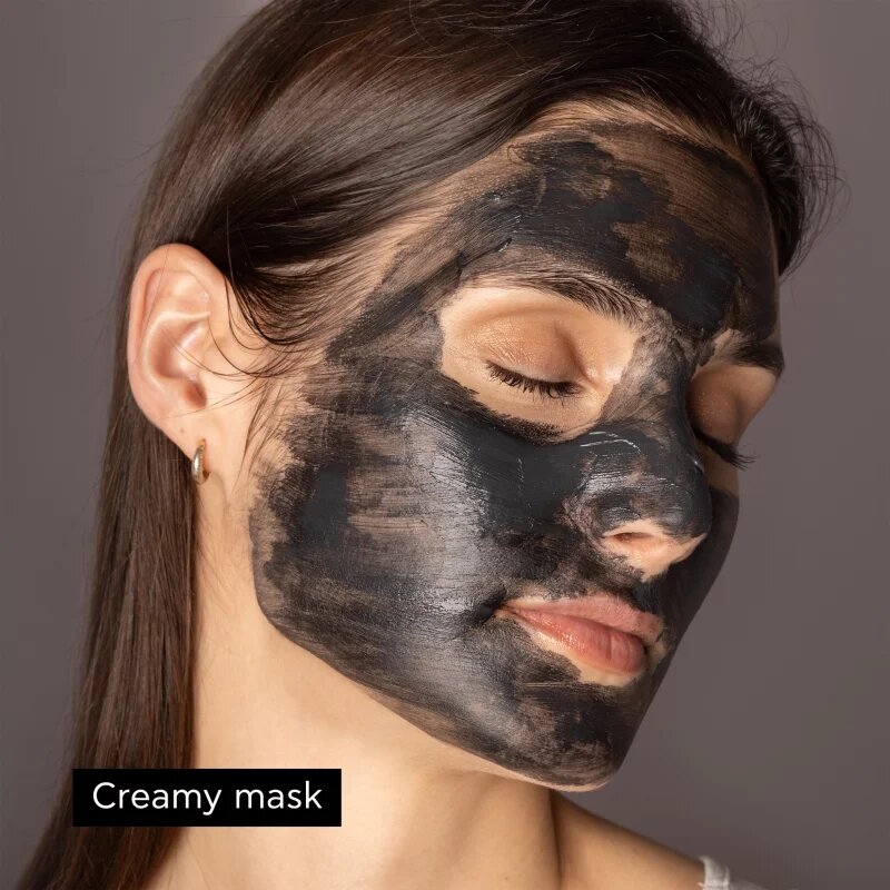 Apivita Express Beauty Purifying Face Mask Propolis črna čistilna maska za mastno kožo 2x8 ml