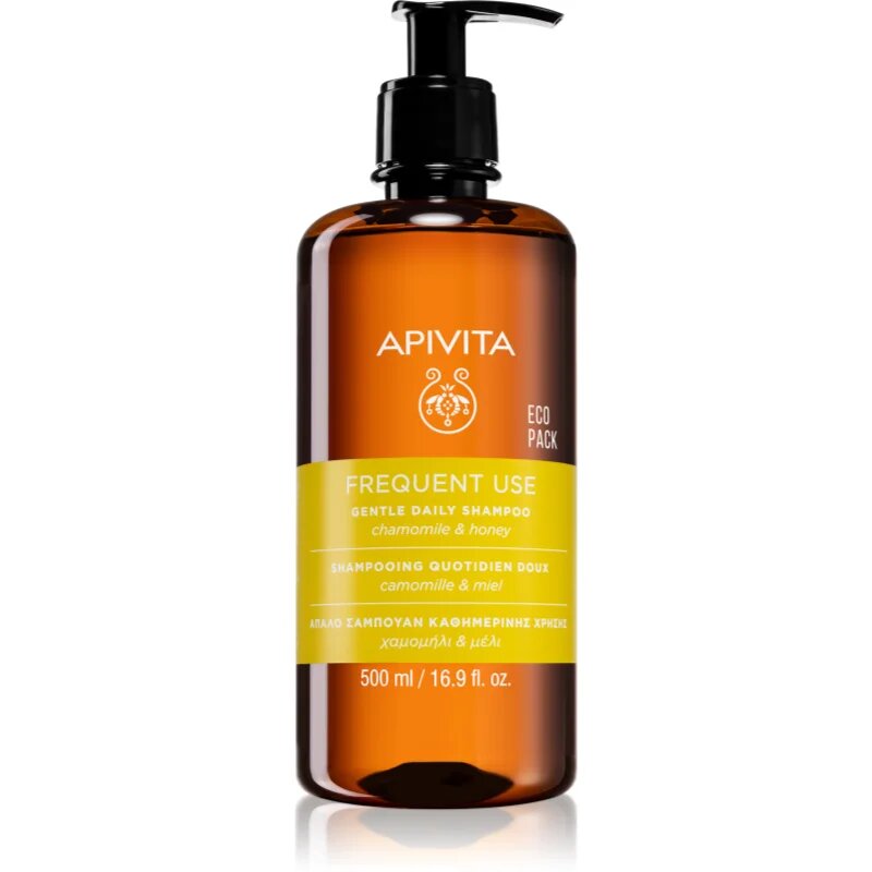 Apivita Frequent Use Gentle Daily Shampoo šampon za vsakodnevno umivanje las s kamilico 500 ml
