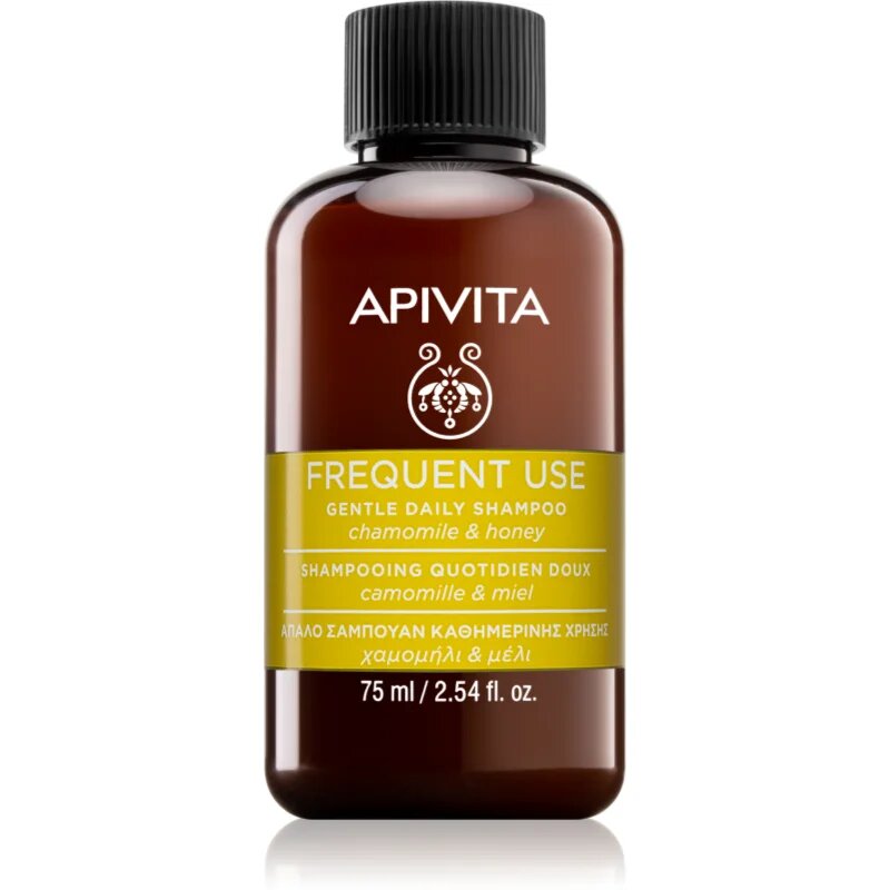 Apivita Frequent Use Gentle Daily Shampoo šampon za vsakodnevno umivanje las s kamilico 75 ml