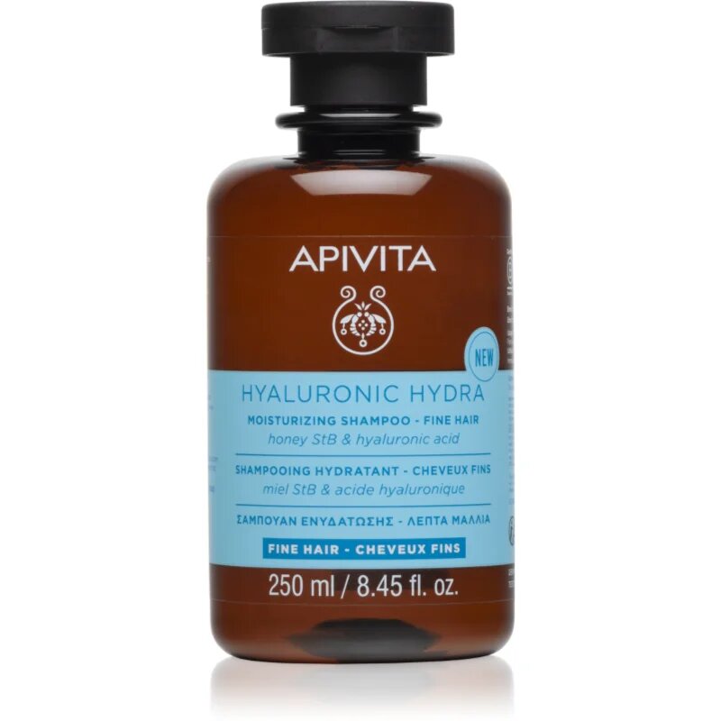 Apivita Hyaluronic Hydra Fine Hair Moisturizing Shampoo vlažilni šampon za tanke lase 250 ml