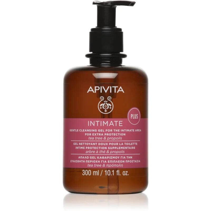 Apivita Intimate Plus Cleansing Gel nežni penasti gel za umivanje za intimno higieno 300 ml