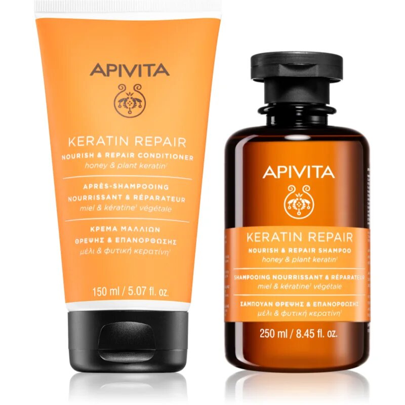Apivita Keratin Repair Duo set za prehrano in hidracijo