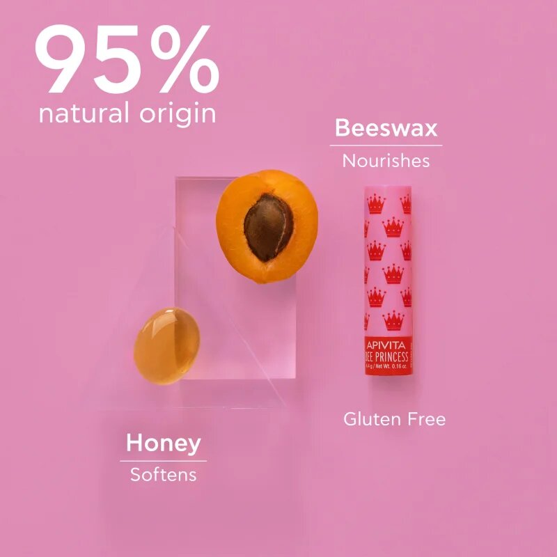 Apivita Lip Care Bee Princess vlažilni balzam za ustnice za otroke 4.4 g