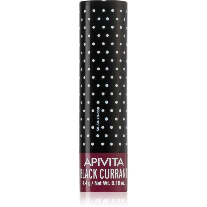 Apivita Lip Care Black Currant tinted vlažilni balzam za ustnice 4.4 g