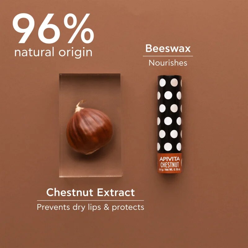 Apivita Lip Care Chestnut tinted balzam za ustnice za toniranje 44 g