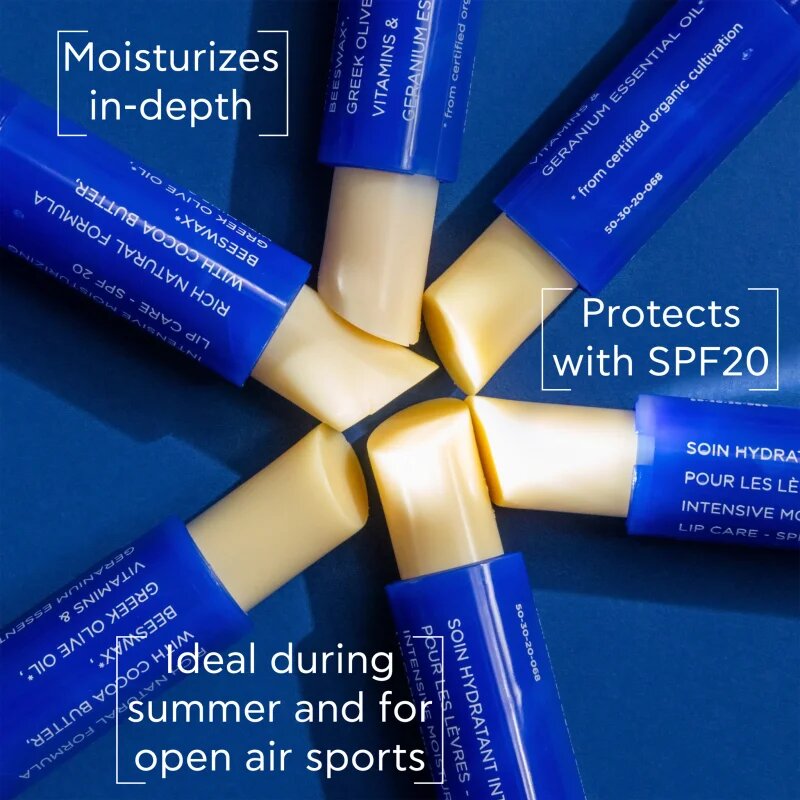 Apivita Lip Care Cocoa Butter SPF20 zaščitni balzam za ustnice SPF 20 4.4 g