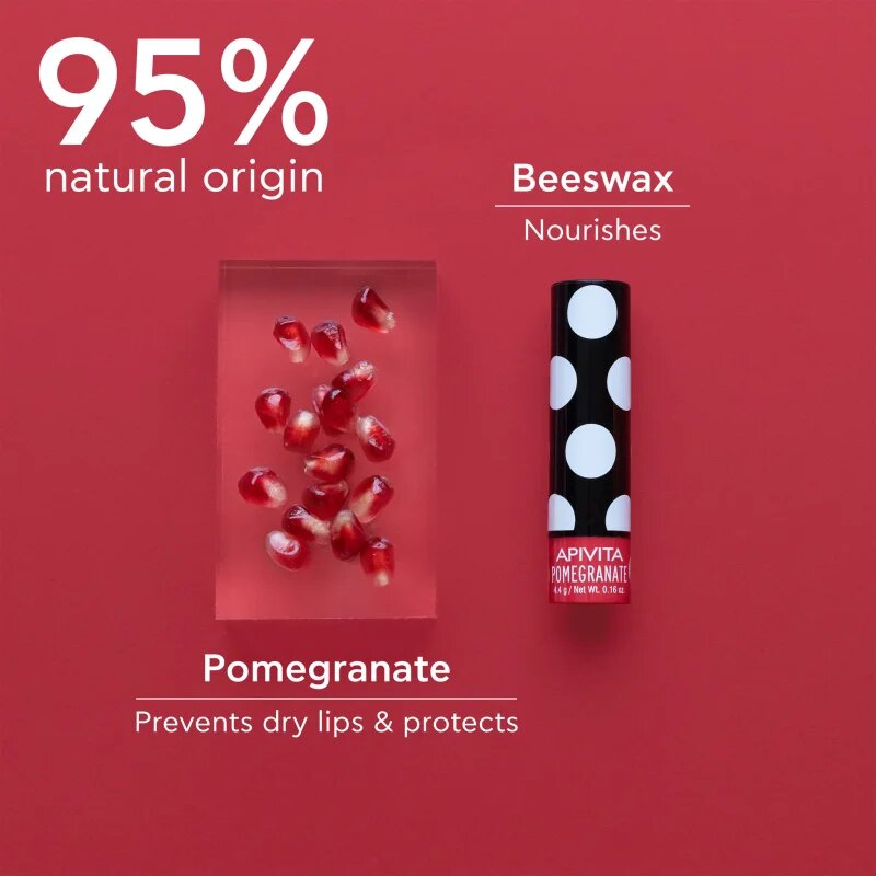Apivita Lip Care Pomegranate vlažilni balzam za ustnice 4.4 g