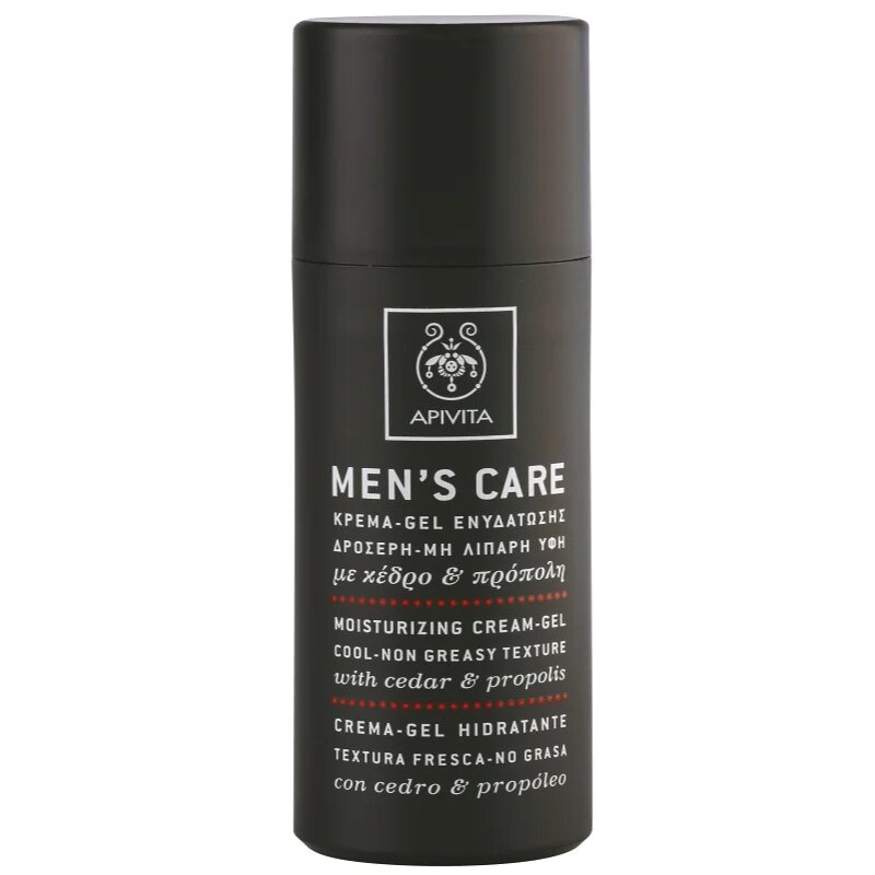 Apivita Men's Care Moisturizing Crean Gel gelasta krema z vlažilnim učinkom 50 ml