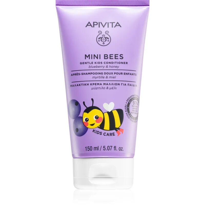 Apivita Mini Bees Gentle Kids Conditioner Blueberry & Honey balzam za otroke 150 ml