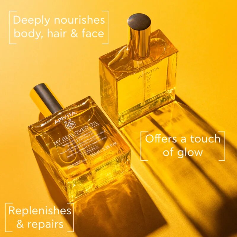 Apivita My Beeloved Oil hranilno suho olje za obraz telo in lase 100 ml