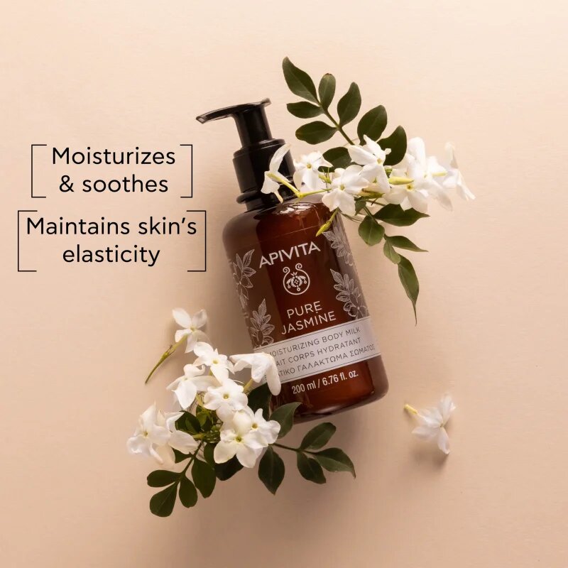 Apivita Pure Jasmine Body Milk vlažilni losjon za telo 200 ml