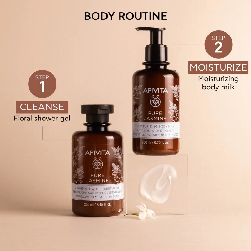 Apivita Pure Jasmine Body Milk vlažilni losjon za telo 200 ml