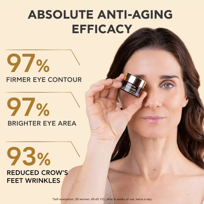 Apivita Queen Bee Eye Cream intenzivna krema za okoli oči proti gubam 15 ml