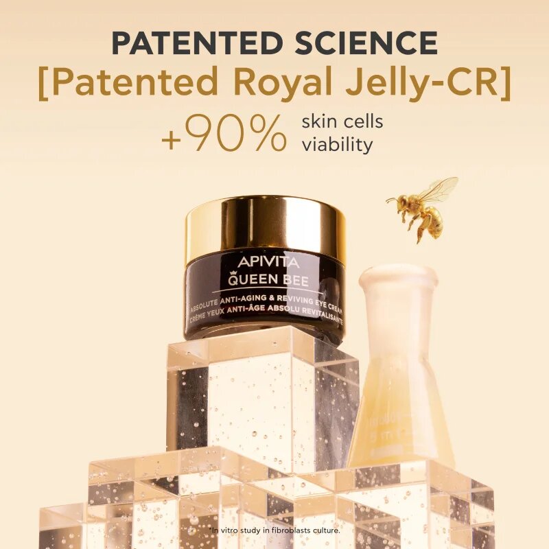 Apivita Queen Bee Eye Cream intenzivna krema za okoli oči proti gubam 15 ml