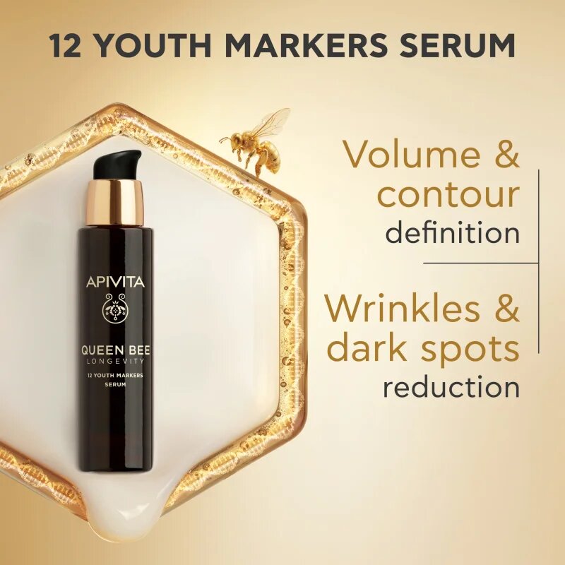 Apivita Queen Bee Longevity učvrstitveni serum proti gubam 30 ml