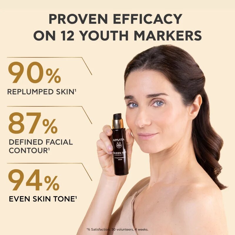 Apivita Queen Bee Longevity učvrstitveni serum proti gubam 30 ml