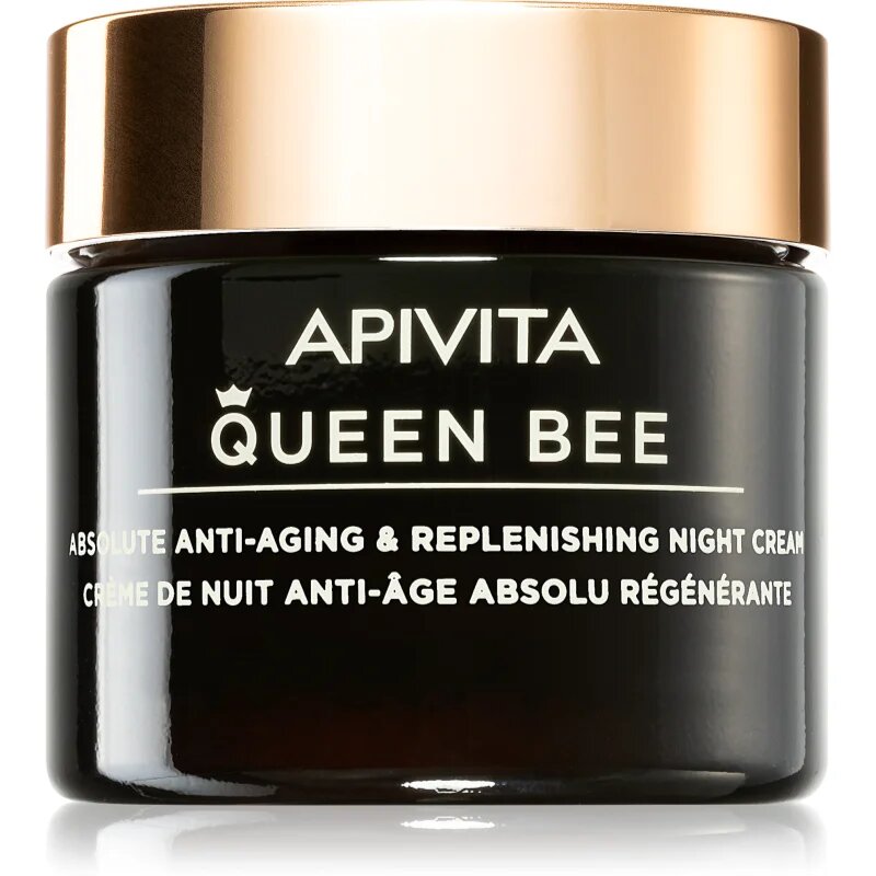 Apivita Queen Bee Night Cream učvrstitvena nočna krema proti gubam 50 ml