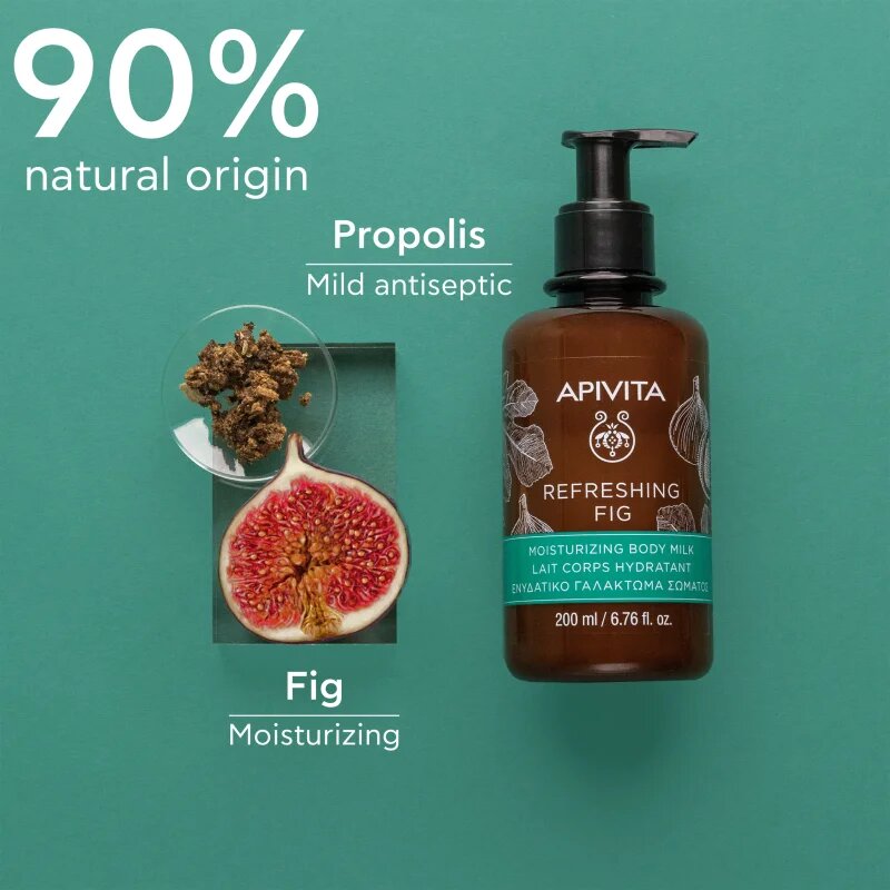 Apivita Refreshing Fig Moisturizing Body Milk vlažilni losjon za telo 200 ml