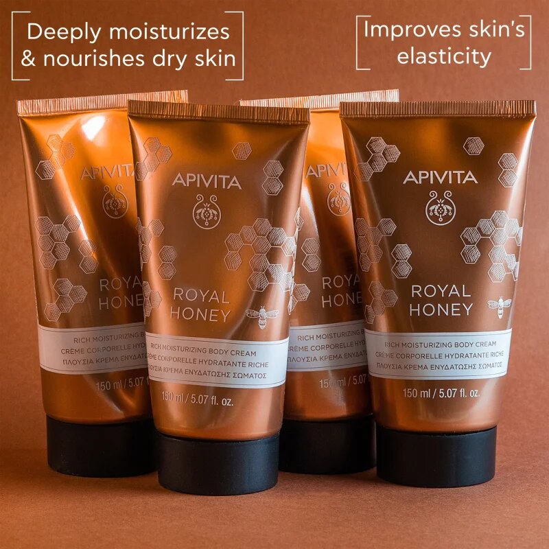 Apivita Royal Honey Rich Body Cream vlažilna krema za telo 150 ml