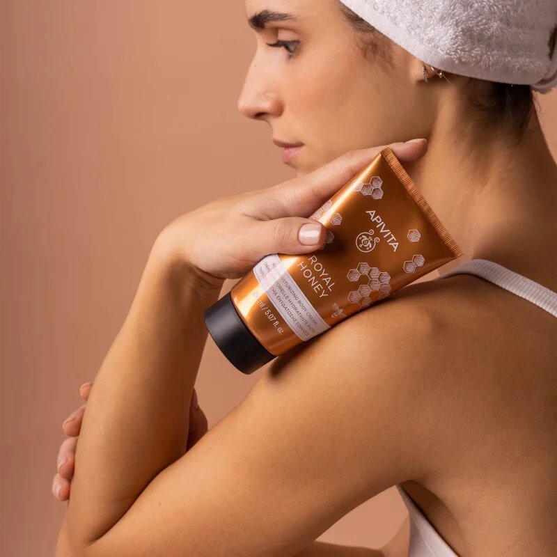 Apivita Royal Honey Rich Body Cream vlažilna krema za telo 150 ml