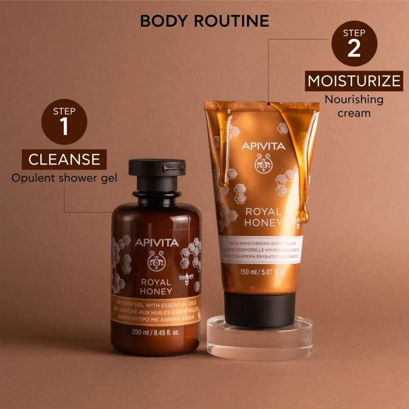 Apivita Royal Honey Rich Body Cream vlažilna krema za telo 150 ml