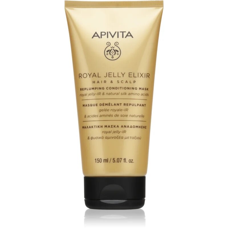 Apivita Royal Jelly Elixir Replumping Conditioning Mask balzam in maska 2 v 1 150 ml