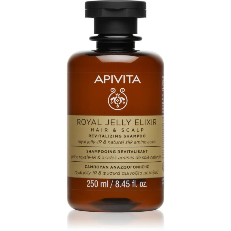 Apivita Royal Jelly Elixir Revitalizing Shampoo revitalizacijski šampon proti znakom staranja las 250 ml