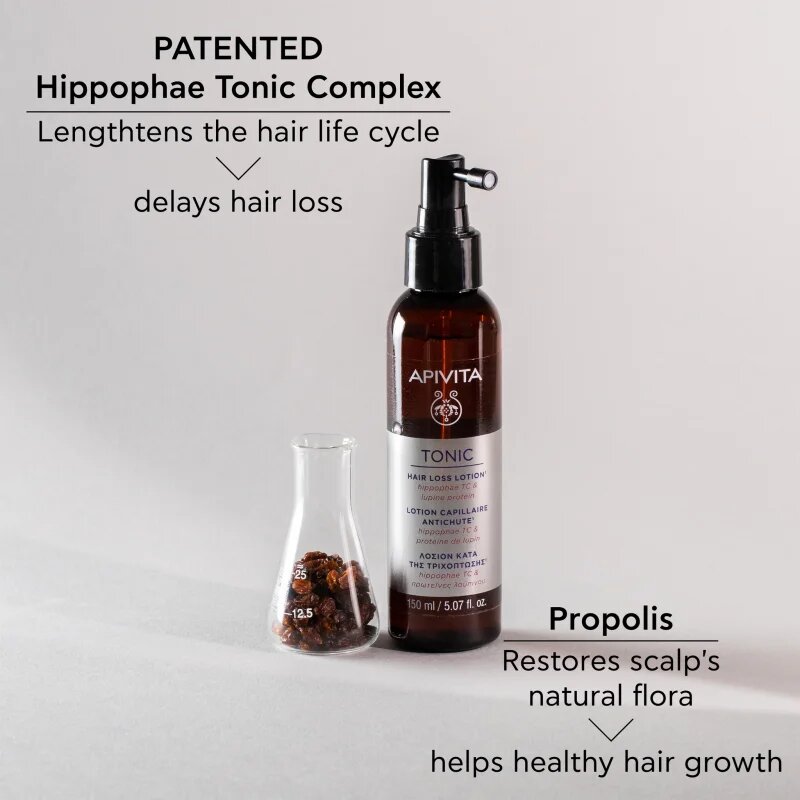Apivita Tonic Hair Loss Lotion pršilo proti izpadanju las 150 ml