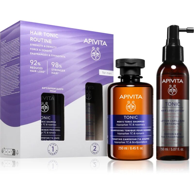 Apivita Tonic Men's Routine set proti izpadanju las