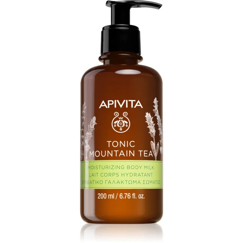 Apivita Tonic Mountain Tea Moisturizing Body Milk vlažilni losjon za telo 200 ml