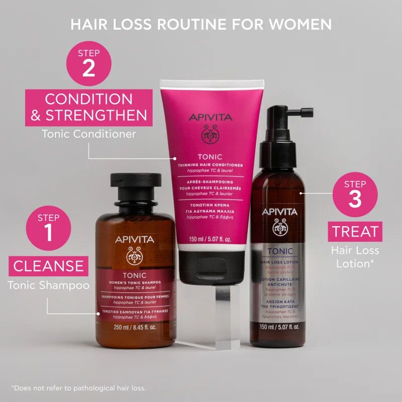 Apivita Tonic Thinning Hair Conditioner krepilni balzam za tanke ali redke lase 150 ml