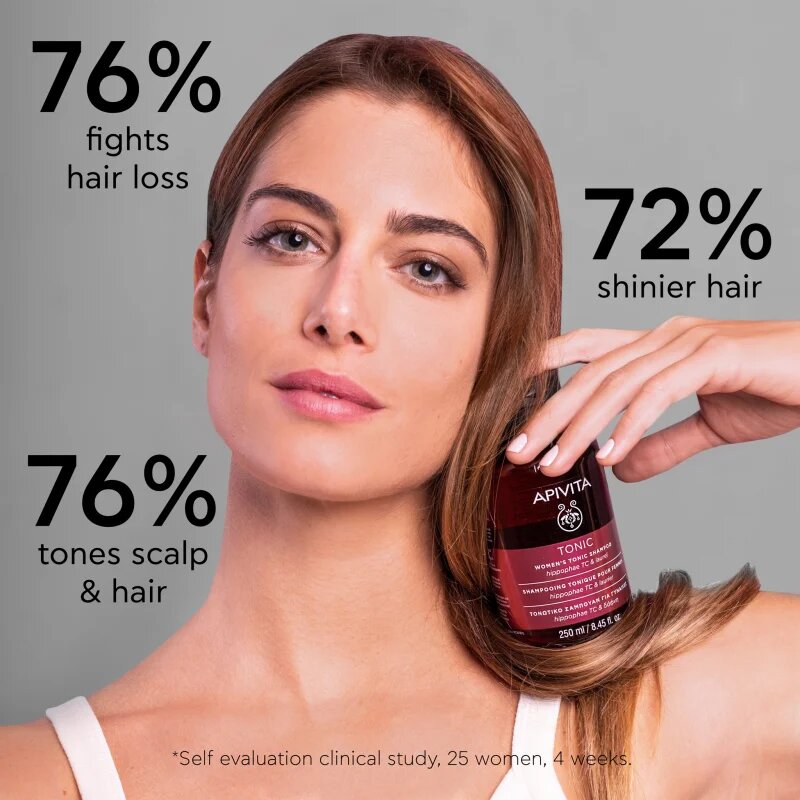 Apivita Tonic Women's Tonic Shampoo šampon proti izpadanju las 250 ml
