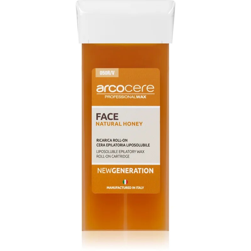 Arcocere Professional Wax Face Natural Honey epilacijski vosek za obraz nadomestno polnilo 100 ml