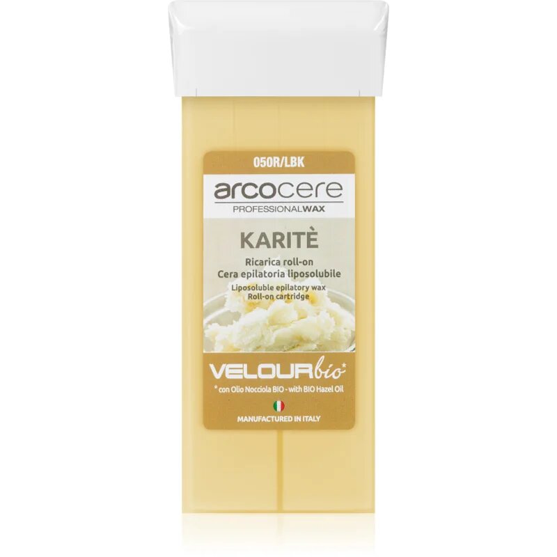 Arcocere Professional Wax Karité epilacijski vosek roll-on nadomestno polnilo 100 ml